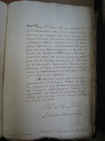 Cartas de confirmacion de elecciones remitidas por el comendador - 1781