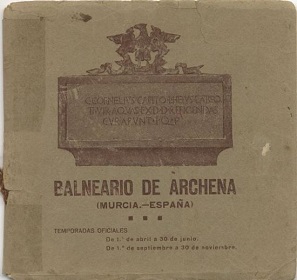 Folleto del Balneario de Archena - 1917